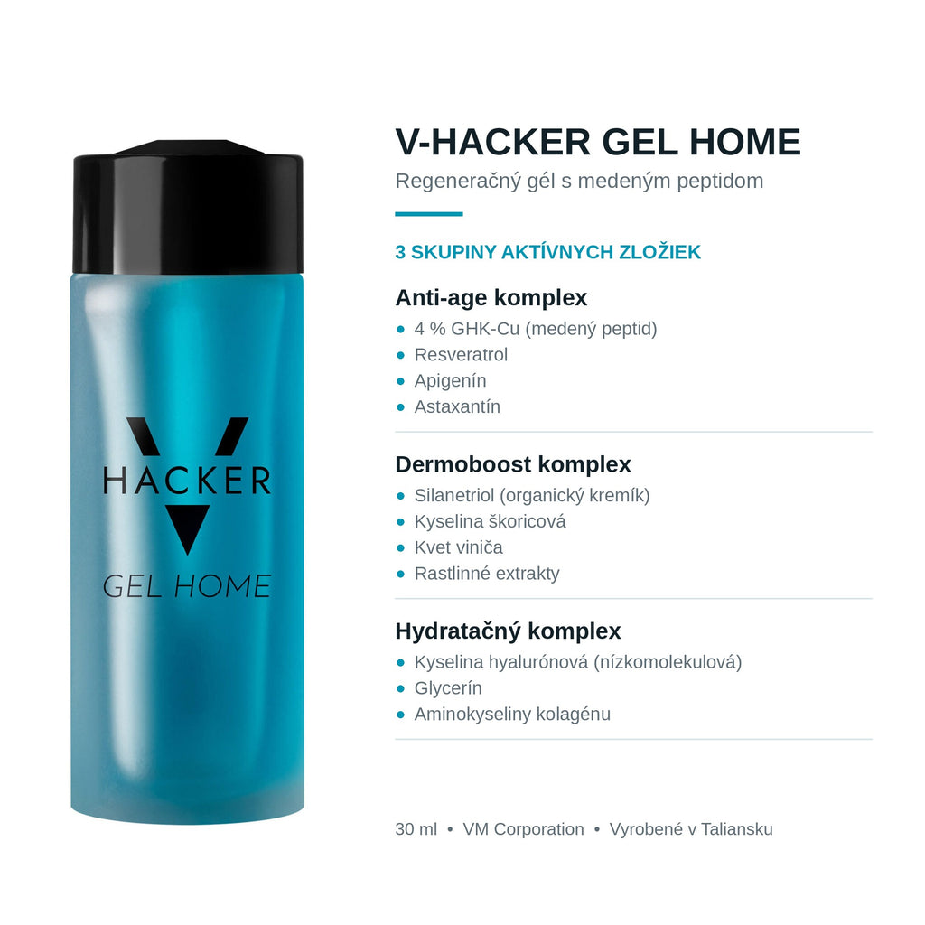 V-HACKER GEL HOME – hydratačné pleťové sérum, 30 ml